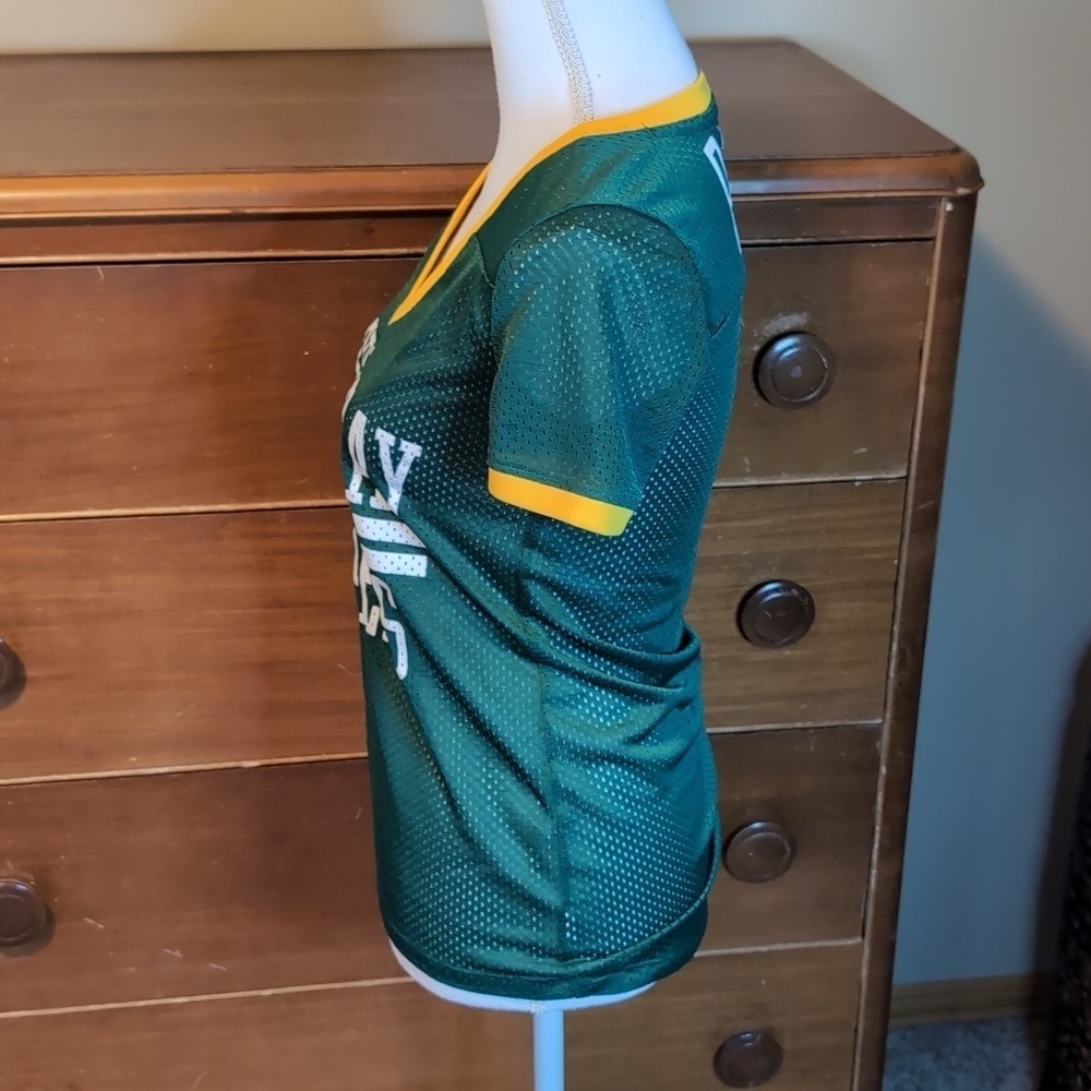 VS PINK GREEN BAY Packers Boxy JERSEY Shirt - Picture 4 of 12